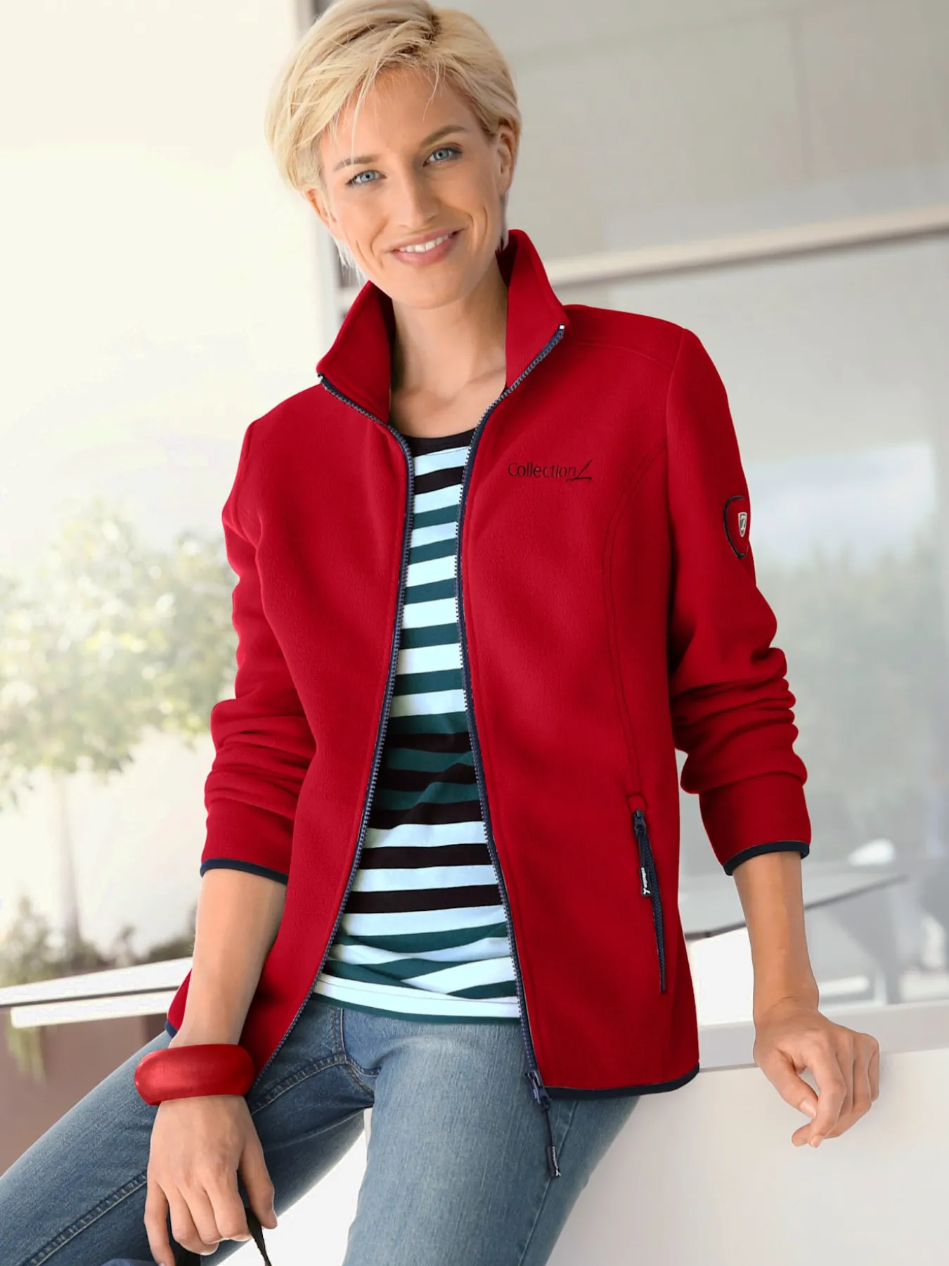 Veste polaire traitement contre les bouloches