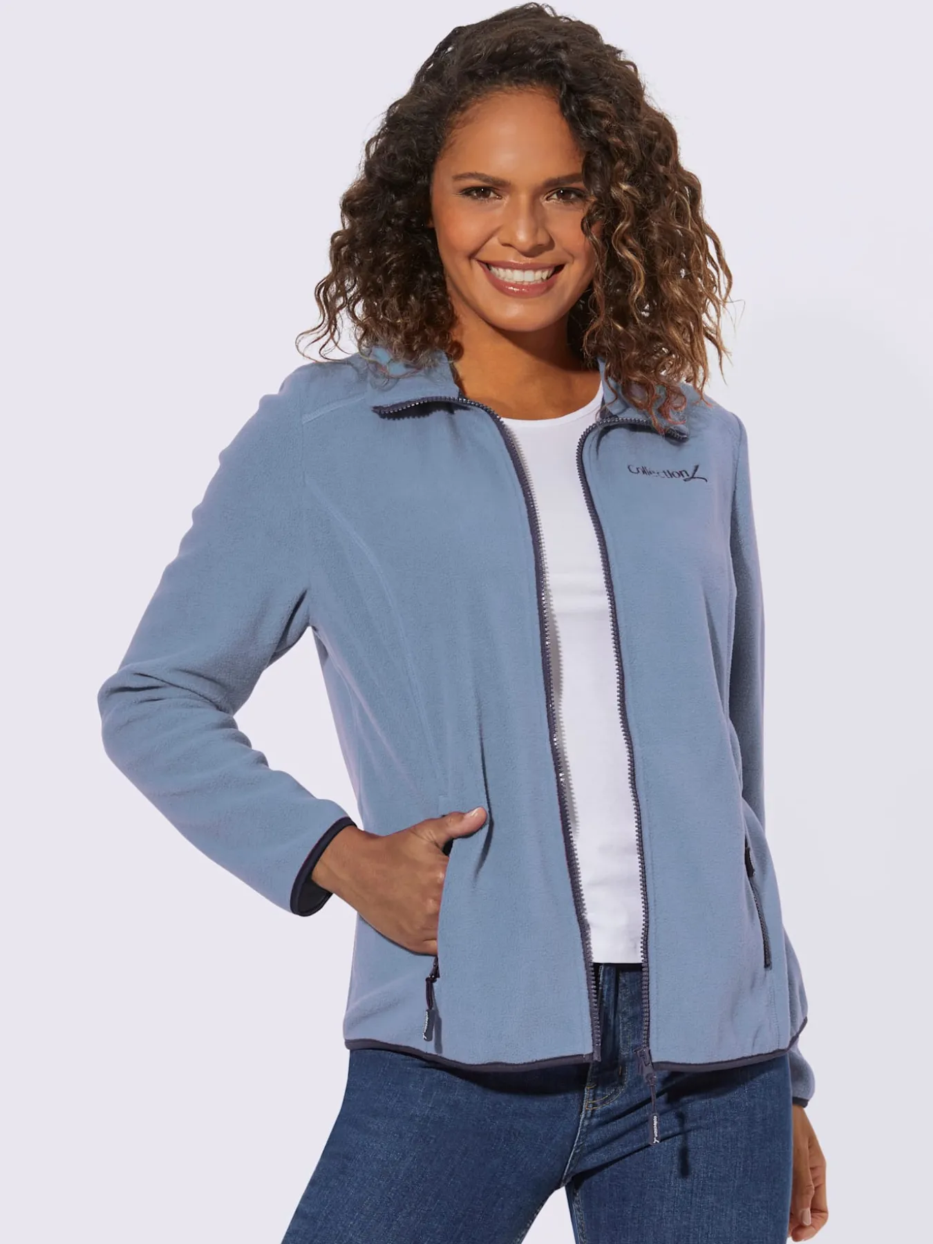 Veste polaire traitement contre les bouloches