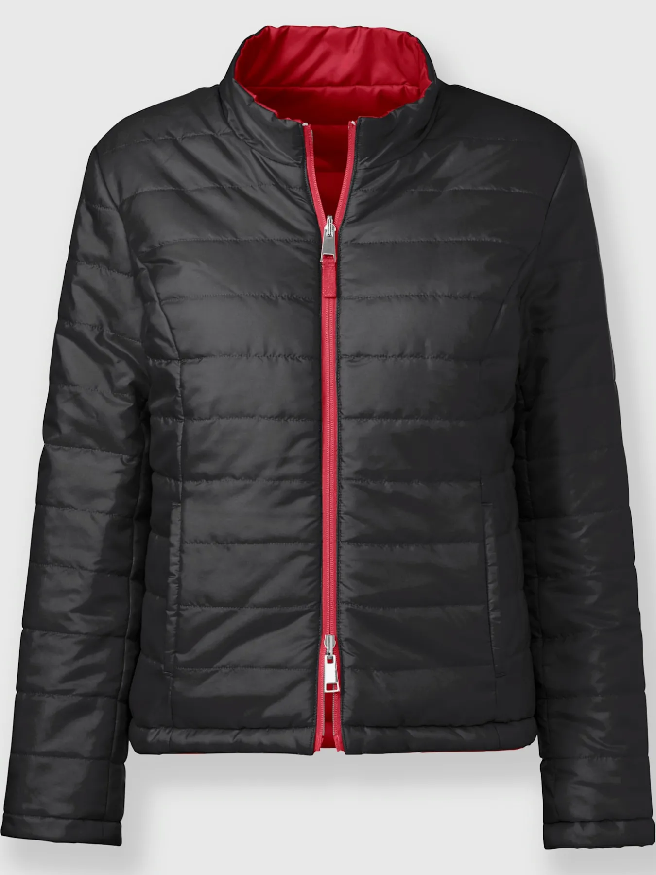 Veste réversible glissière double-sens