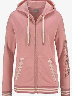 Veste sweat à capuche et détails brillants