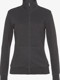 Veste sweat à col montant