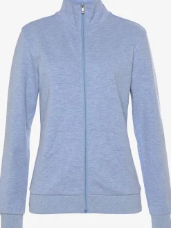 Veste sweat à col montant