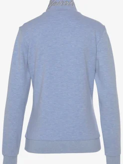 Veste sweat à col montant
