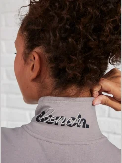 Veste sweat basique, logo imprimé et broderie