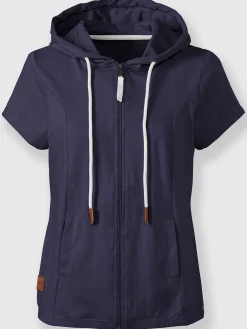 Veste sweat pur coton
