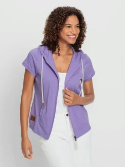 Veste sweat pur coton