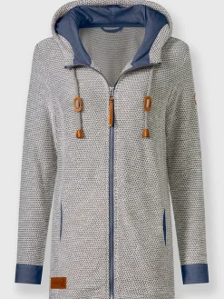 Veste sweat qualité structurée facile d'entretien