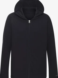 Veste sweat tendance à la structure côtelée
