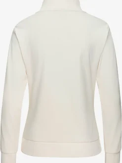 Veste sweat veste à col montant et rayures